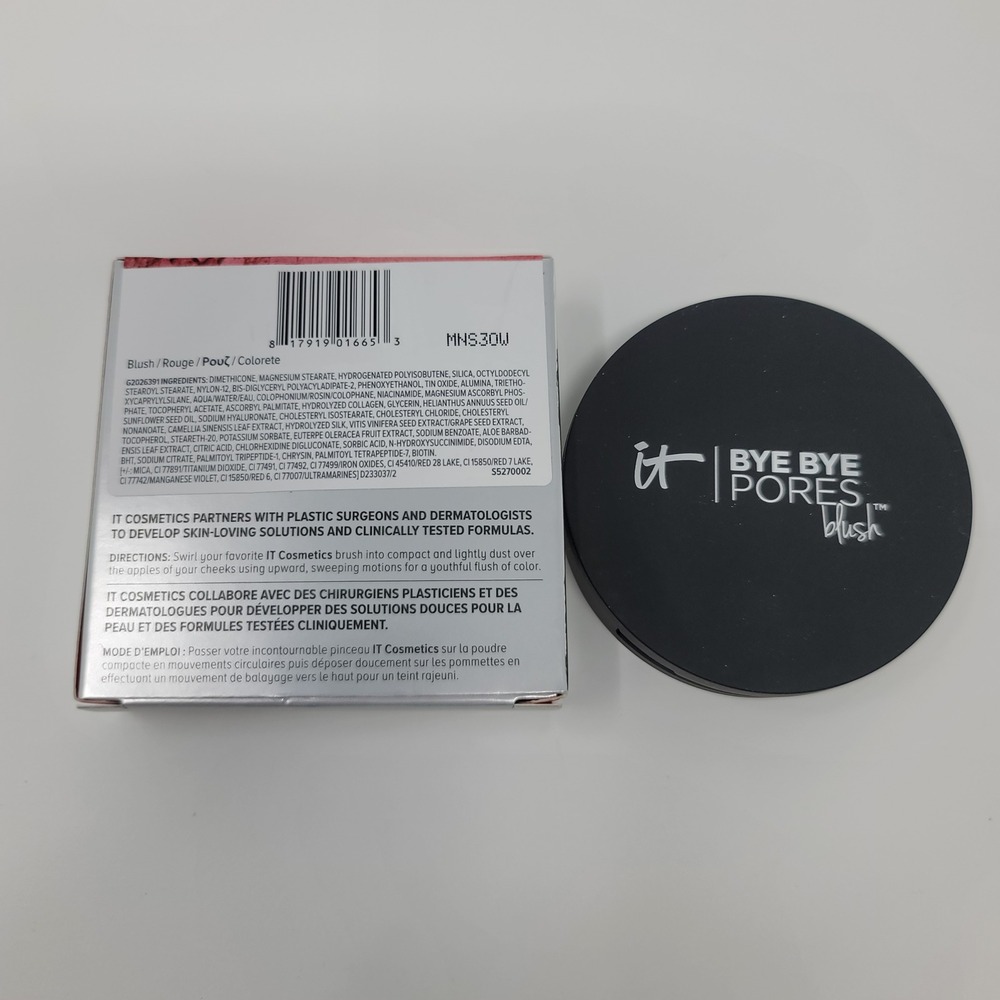 IT Cosmetics Bye Bye Pores Airbrush Blush 0.192 oz Naturally Pretty Warm Peach - Picture 3 of 6